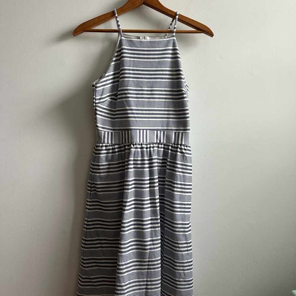 Banana Republic Blue And White Striped Dress Size 2